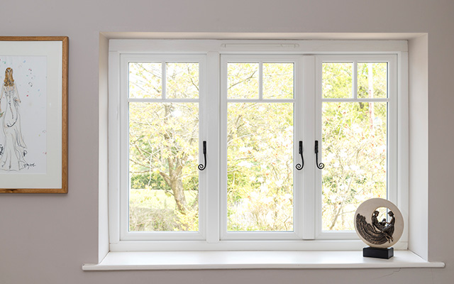 double glazed window with georgian bar